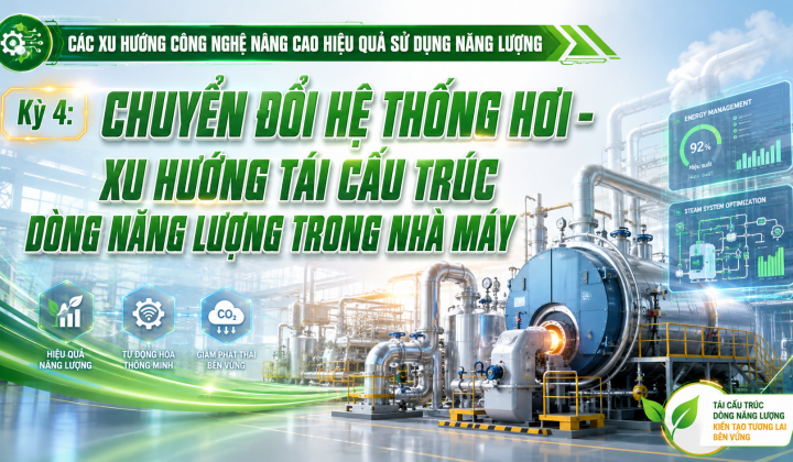 [Emagazine] Kỳ 4: Chuyển đổi hệ thống hơi - Xu hướng tái cấu trúc dòng năng lượng trong nhà máy