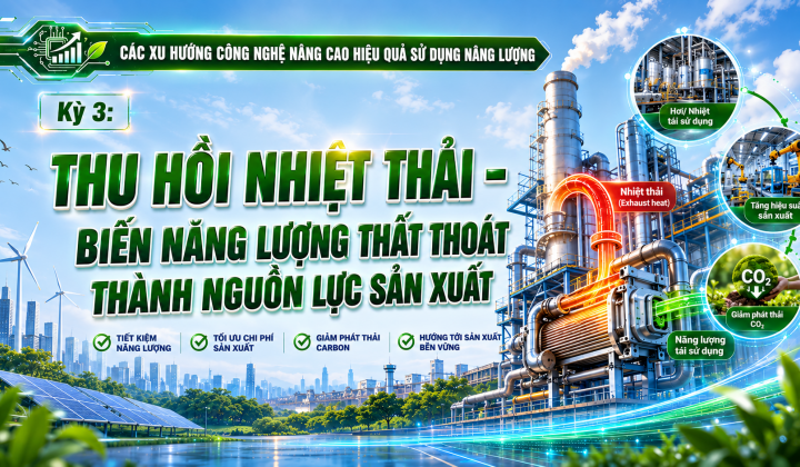 [Emagazine] Kỳ 3: Thu hồi nhiệt thải - Biến năng lượng thất thoát thành nguồn lực sản xuất