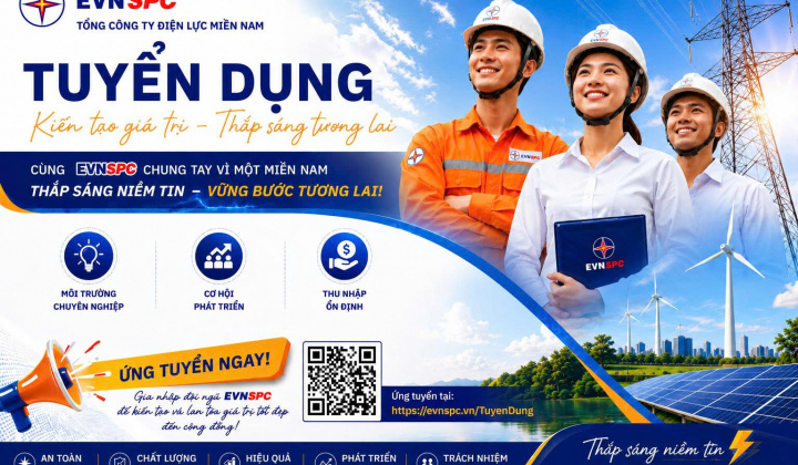 Tổng công ty Điện lực miền Nam tuyển dụng nhân sự