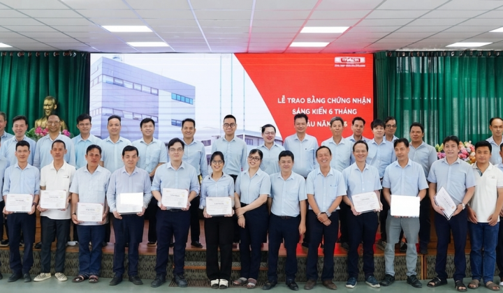 THIBIDI công nhận, khen thưởng 34 sáng kiến thúc đẩy nâng cao chất lượng sản xuất