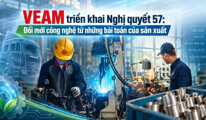 VEAM triển khai Nghị quyết 57: Đổi mới công nghệ từ những bài toán của sản xuất