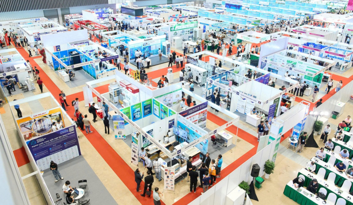 Hơn 500 gian hàng tham gia Chuỗi triển lãm quốc tế Viet Industry - Cleanfact & RHVAC Vietnam 2026