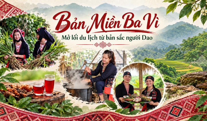 (Emagazine) Bản Miền Ba Vì: Mở lối du lịch từ bản sắc người Dao