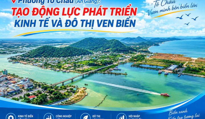 Phường Tô Châu (An Giang): Tạo động lực phát triển kinh tế và đô thị ven biển
