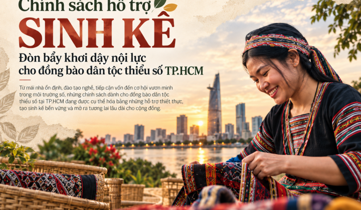 (Emagazine) Chính sách hỗ trợ sinh kế: Đòn bẩy khơi dậy nội lực cho đồng bào dân tộc thiểu số TP. Hồ Chí Minh