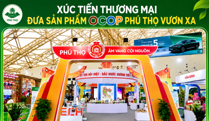 Phú Thọ đẩy mạnh xúc tiến thương mại, mở rộng thị trường, nâng tầm giá trị nông sản