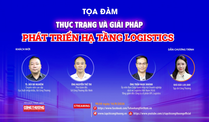 [TRỰC TUYẾN] Thực trạng và giải pháp phát triển hạ tầng logistics