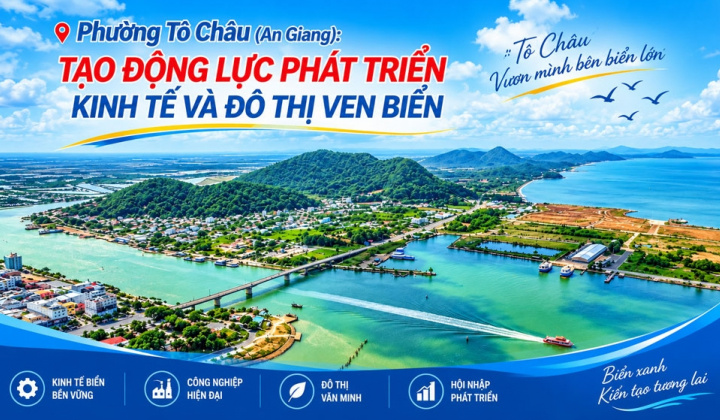 Phường Tô Châu (An Giang): Tạo động lực phát triển kinh tế và đô thị ven biển