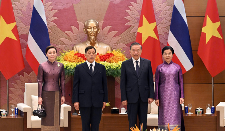 Tổng Bí thư, Chủ tịch nước Tô Lâm hội đàm với Nhà Vua Thái Lan