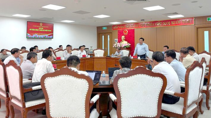 EVNNPT kiến nghị tỉnh Khánh Hòa phối hợp chặt chẽ để đảm bảo tiến độ các dự án trong Quy hoạch điện VIII