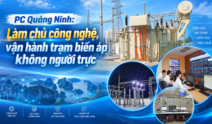 [eMagazine] PC Quảng Ninh: Làm chủ công nghệ, vận hành trạm biến áp không người trực