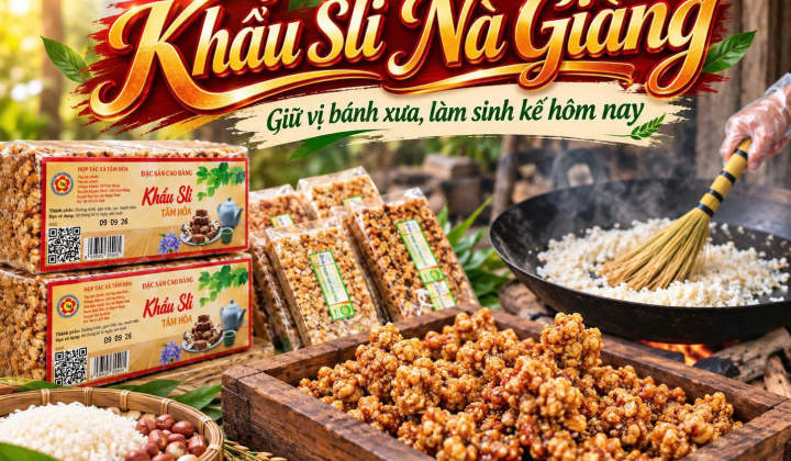(Emagazine) Khẩu Sli Nà Giàng: Giữ vị bánh xưa, làm sinh kế hôm nay