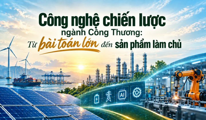 Công nghệ chiến lược ngành Công Thương: Từ bài toán lớn đến sản phẩm làm chủ
