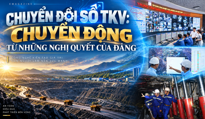 Chuyển đổi số TKV: Chuyển động từ những nghị quyết của đảng