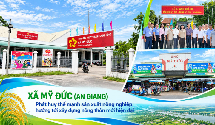 Xã Mỹ Đức (An Giang): Phát huy thế mạnh sản xuất nông nghiệp, hướng tới xây dựng nông thôn mới hiện đại