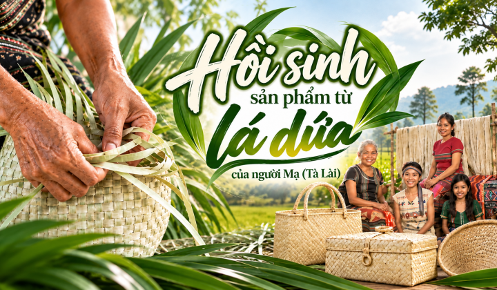 {Emagazine} Hồi sinh sản phẩm từ lá dứa của người Mạ (Tà Lài)