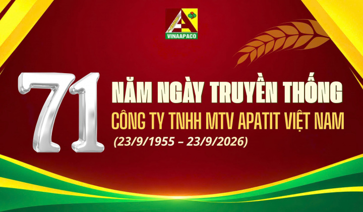Apatit Việt Nam kỷ niệm 71 năm Ngày truyền thống