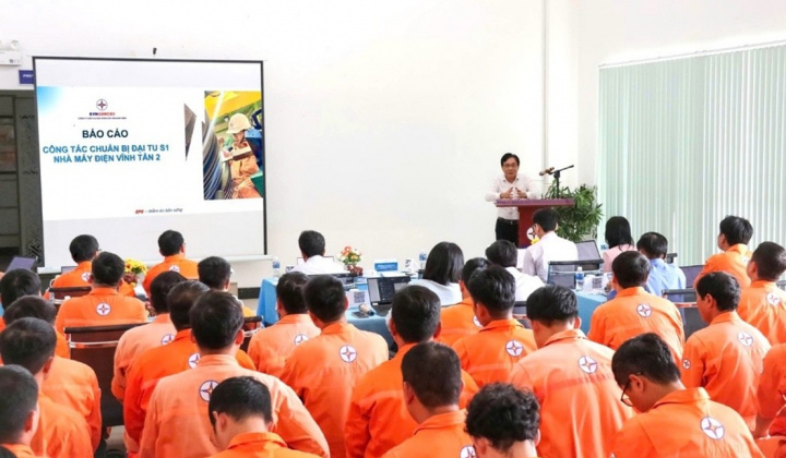 Công ty EPS: Phát động thi đua hoàn thành đại tu tổ máy S1 Nhà máy Nhiệt điện Vĩnh Tân 2