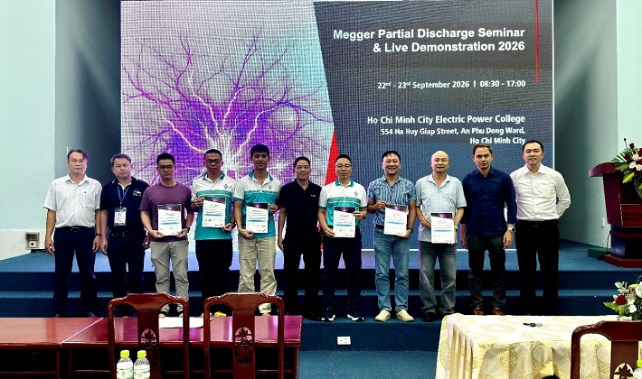 Điện lực phía Nam: Đào tạo chuyên sâu thử nghiệm phóng điện cục bộ (PD)