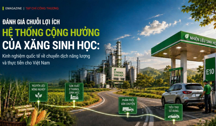 [Emagazine] Đánh giá chuỗi lợi ích hệ thống cộng hưởng của xăng sinh học: Kinh nghiệm quốc tế về chuyển dịch năng lượng và thực tiễn cho Việt Nam