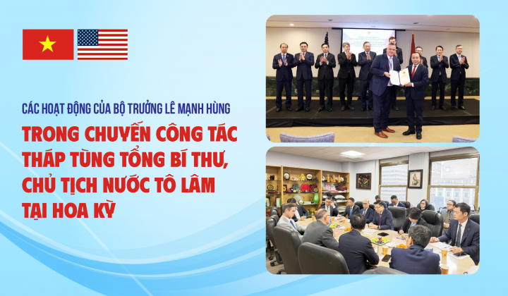 Các hoạt động của Bộ trưởng Lê Mạnh Hùng trong chuyến công tác tháp tùng Tổng Bí thư, Chủ tịch nước Tô Lâm tham dự Phiên thảo luận chung cấp cao Đại hội đồng Liên hợp quốc lần thứ 81, các hoạt động song phương tại Hoa Kỳ