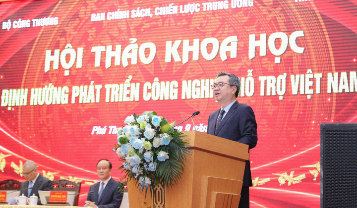 [VIDEO] Đồng chí Nguyễn Thanh Nghị phát biểu tại Hội thảo khoa học Định hướng phát triển công nghiệp hỗ trợ Việt Nam