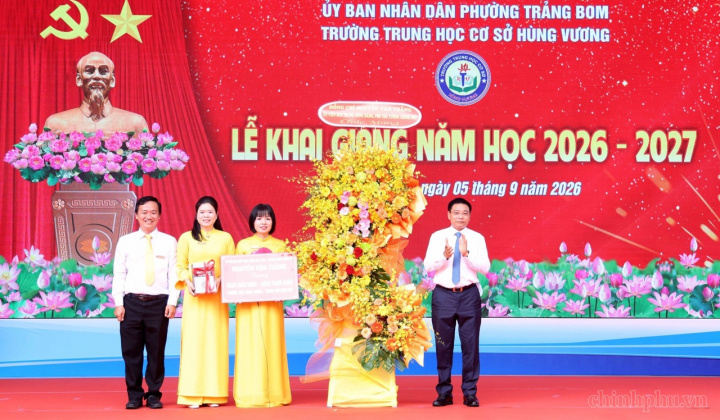 Đồng Nai: Lễ khai giảng năm học 2026 - 2027 gắn với không gian công nghệ số