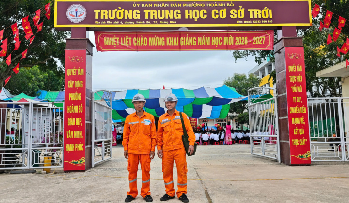 Điện lực Quảng Ninh bảo đảm điện an toàn cho năm học 2026-2027