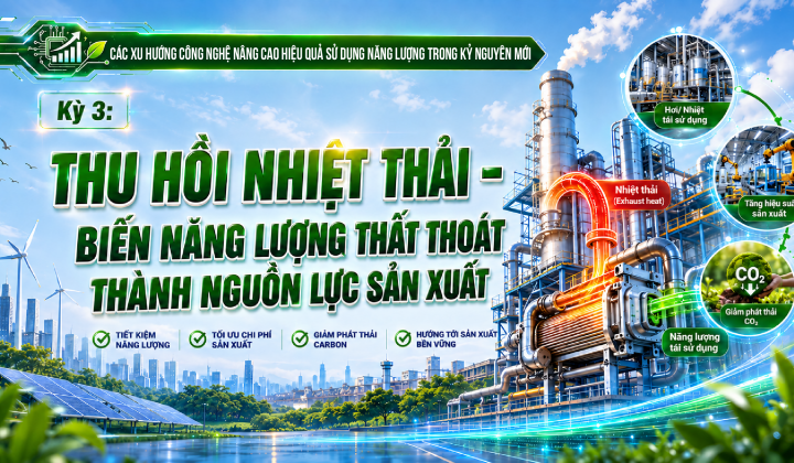 [Emagazine] Kỳ 3: Thu hồi nhiệt thải - Biến năng lượng thất thoát thành nguồn lực sản xuất