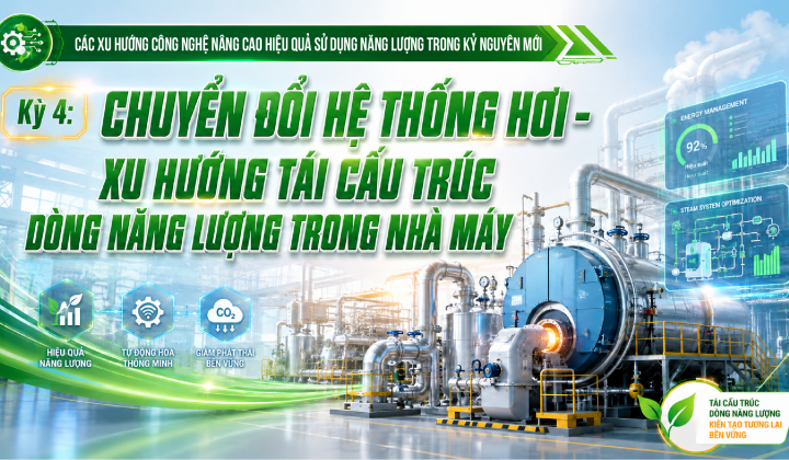 [Emagazine] Kỳ 4: Chuyển đổi hệ thống hơi - Xu hướng tái cấu trúc dòng năng lượng trong nhà máy