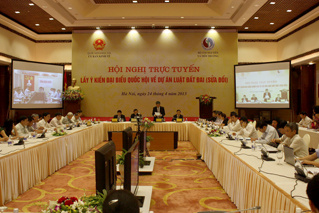 Góp ý trực tuyến Dự thảo Luật Đất đai (sửa đổi)