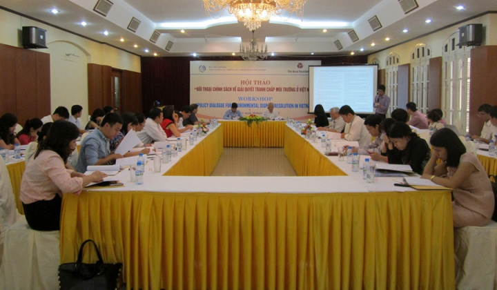 Đối thoại chính sách về giải quyết tranh chấp môi trường ở Việt Nam