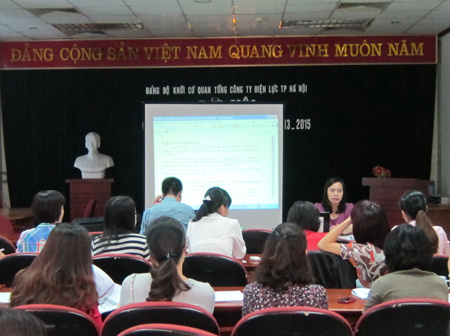 EVN HANOI triển khai kế hoạch thí điểm  hóa đơn GTGT tiền điện theo hình thức điện tử