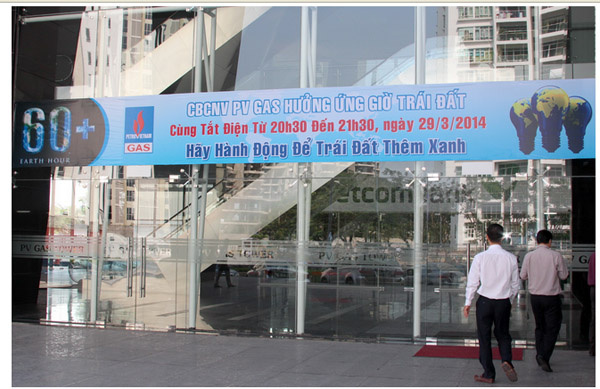 PV GAS hưởng ứng Chiến dịch Giờ Trái đất