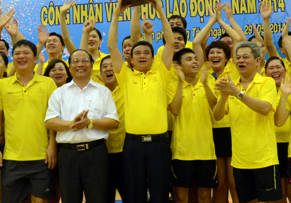 Hội thao công nhân viên chức lao động EVN năm 2014 thành công tốt đẹp
