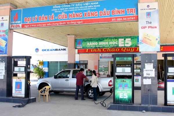 Quảng Ngãi: 81% cửa hàng xăng dầu bán xăng E5