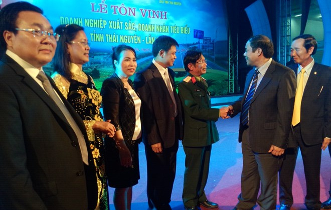 Thái Nguyên tôn vinh 59 doanh nghiệp xuất sắc và doanh nhân tiêu biểu