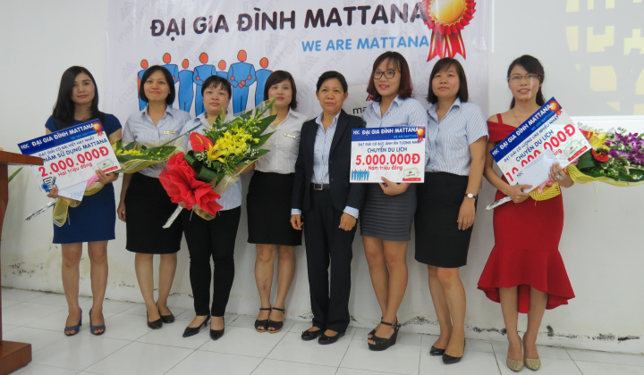 Trao giải cuộc thi “Đại gia đình Mattana”