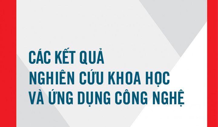 Các Kết quả nghiên cứu khoa học và ứng dụng công nghệ số 5, tháng 5/2016