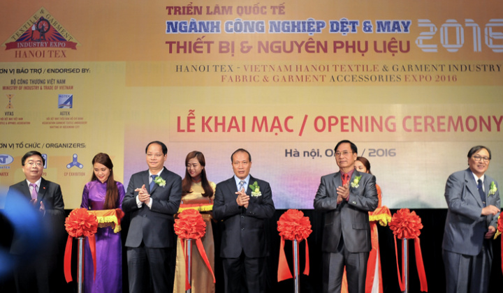 Khai mạc triển lãm HANOITEX 2016