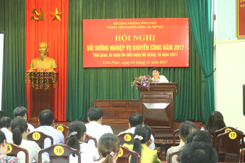 Vĩnh Phúc: Hội nghị bồi dưỡng nghiệp vụ Khuyến công năm 2017
