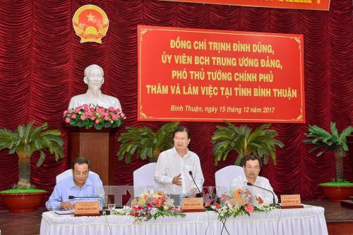 Bình Thuận ưu tiên đến nhóm nhiệm vụ nào?
