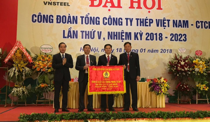 Ông Vương Duy Khánh tái đắc cử Chủ tịch Công đoàn Tổng công ty Thép Việt Nam – CTCP