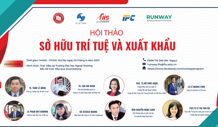 Sắp diễn ra Hội thảo trực tuyến “Sở hữu trí tuệ và Xuất khẩu”