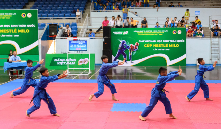 Khai mạc Giải Vovinam học sinh toàn quốc lần thứ III năm 2019 – Cúp Nestlé MILO