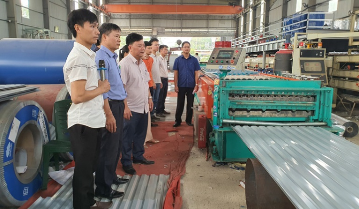 Vĩnh Phúc: Tổ chức Hội nghị giới thiệu mô hình trình diễn kỹ thuật sản xuất tôn lợp