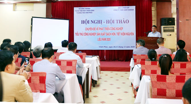 Vĩnh Phúc nâng cao nhận thức về sản xuất sạch hơn, tiết kiệm nguyên liệu cho các doanh nghiệp