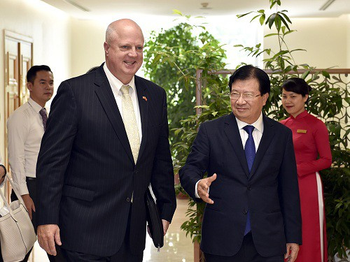 "Đại gia" may mặc Mỹ muốn mở rộng đầu tư tại Việt Nam