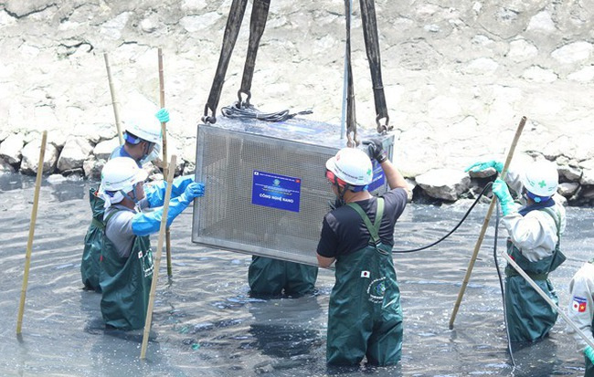 Giải pháp đánh bay mùi hôi của sông Tô Lịch sau 3 ngày