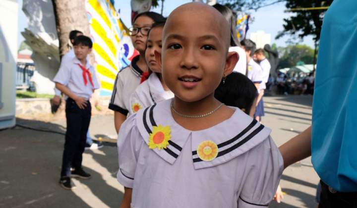 385 ước nguyện của bệnh nhi được thực hiện tại ngày hội Hoa hướng dương